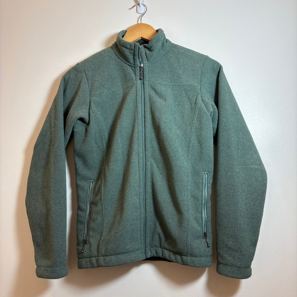 Patagonia Synchilla Better Sweater Fleece Zip Up Jacket Women XS Green Full Zip